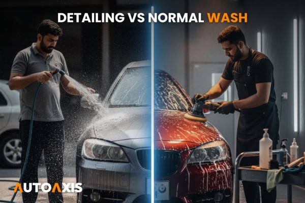 Detailing vs Normal Wash
