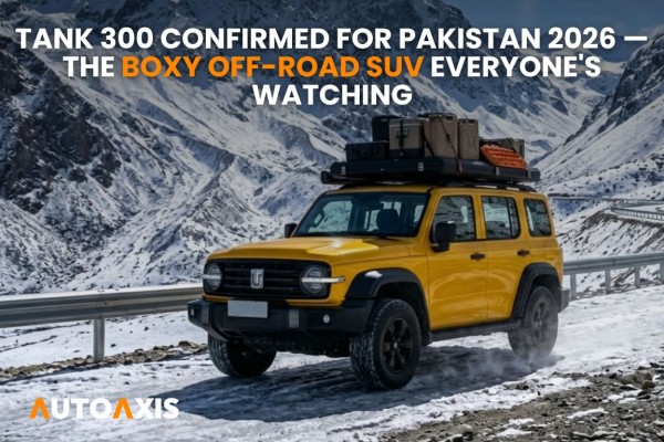 Tank 300 Confirmed for Pakistan 2026 — The Boxy Off-Road SUV Everyone's Watching