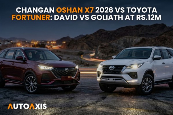 Changan Oshan X7 2026 vs Toyota Fortuner: David vs Goliath at Rs.12M