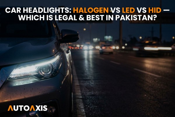 Car Headlights: Halogen vs LED vs HID — Which Is Legal & Best in Pakistan?