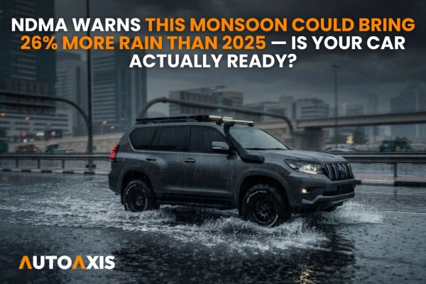 NDMA Warns This Monsoon Could Bring 26% More Rain Than 2025 — Is Your Car Actually Ready?