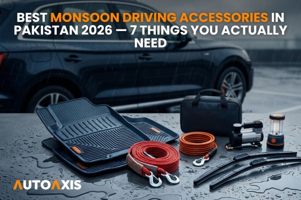 Best Monsoon Driving Accessories in Pakistan 2026 — 7 Things You Actually Need