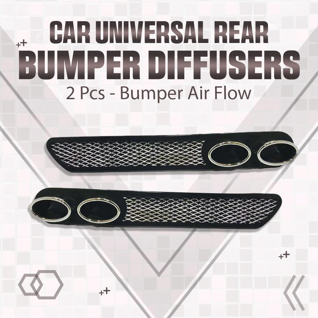 Car Universal Rear Bumper Diffusers 2 Pcs | Bumper Flow